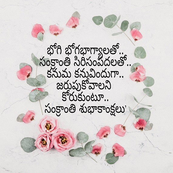 Happy Makar Sankranti Telugu